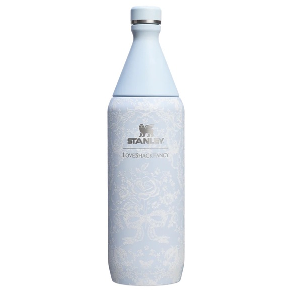 Stanley Pastel Blue Floral Bottle - Picture 1 of 8